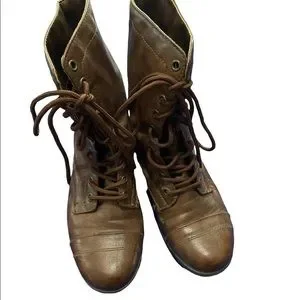 Brash brown combat sales boots